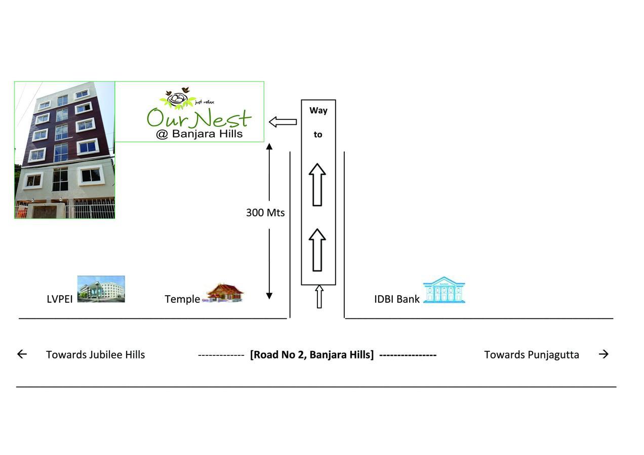 Our Nest Banjara Hotel Hyderabad Exterior photo